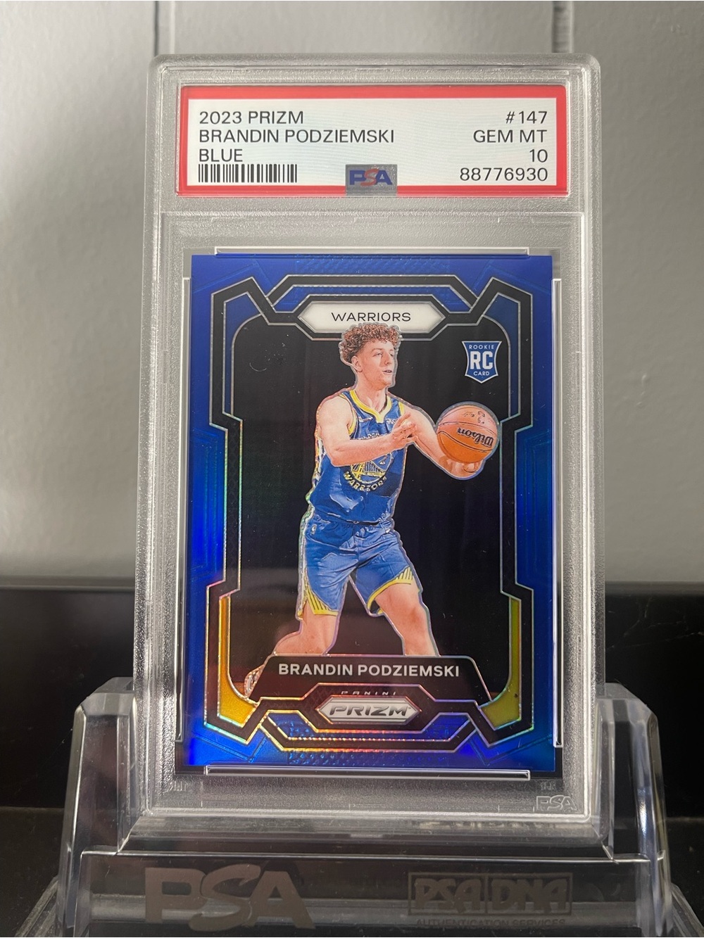 2023 Prizm Brandin Podziemski Rookie Card - Blue Prizm